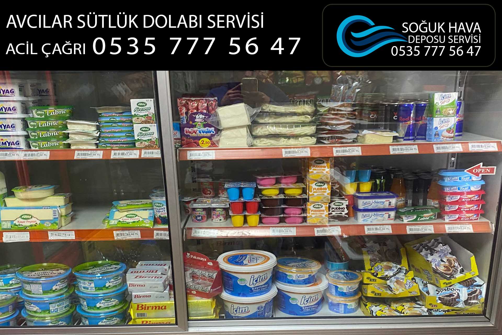 avcılar sütlük dolabı servisi