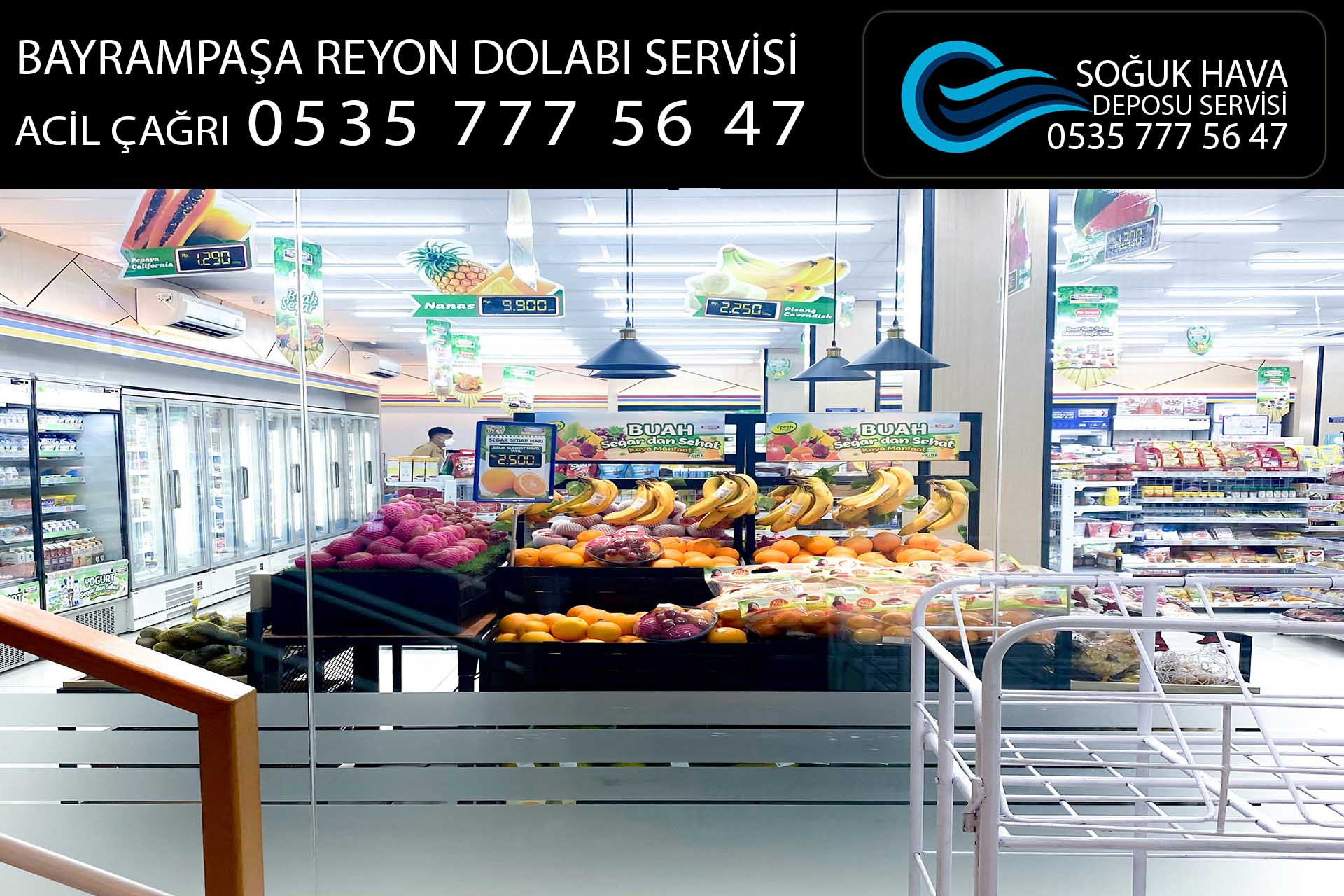 bayrampaşa reyon dolabı servisi
