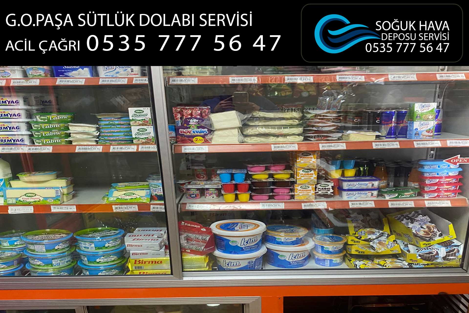 gaziosmanpaşa sütlük dolabı servisi