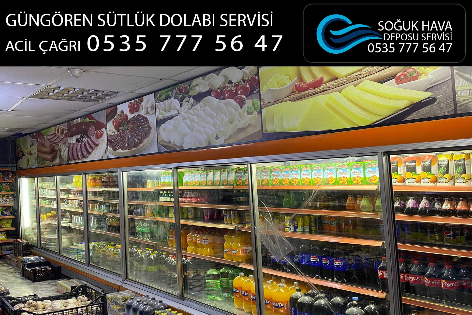 güngören sütlük dolabı servisi