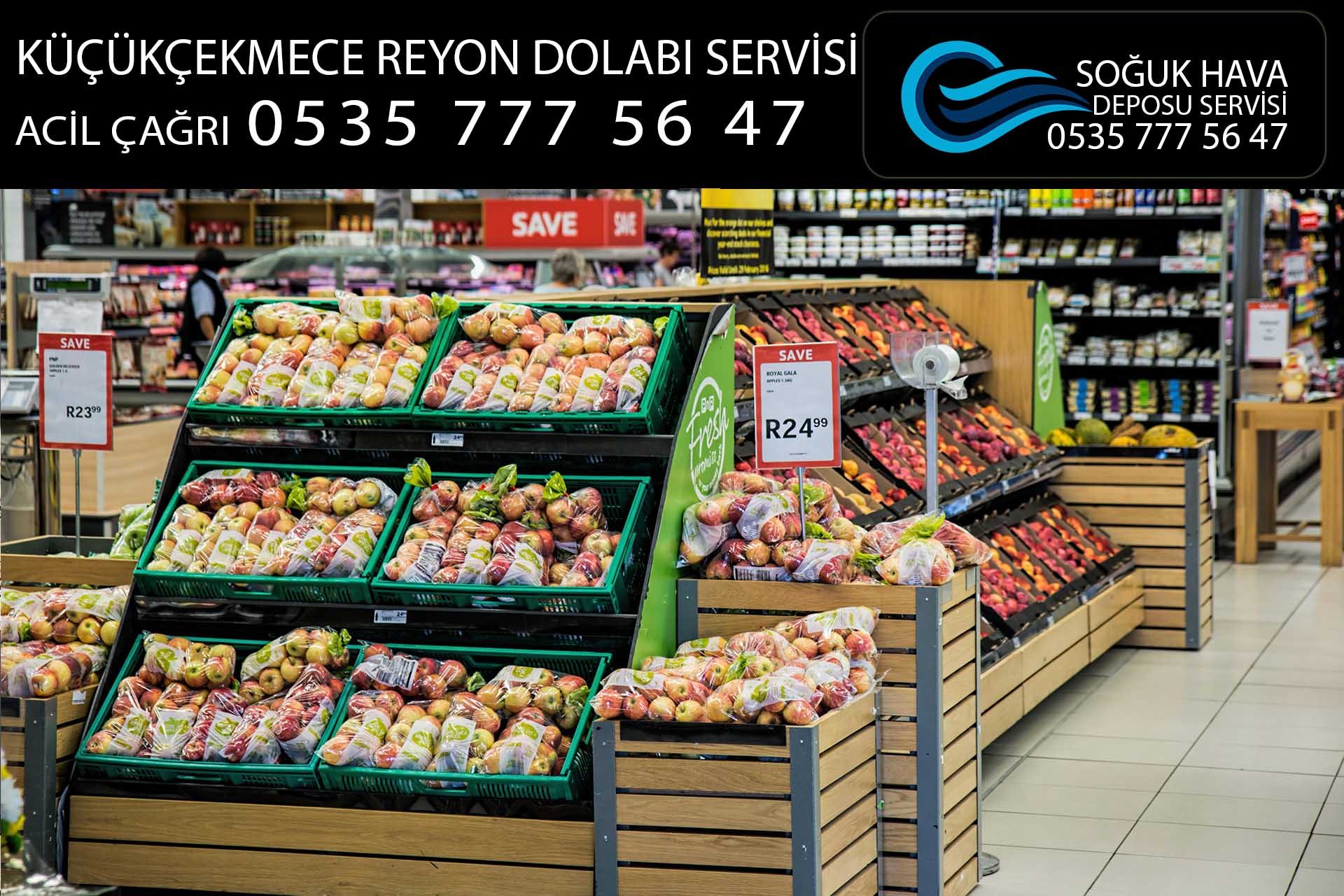küçükçekmece reyon dolabı servisi