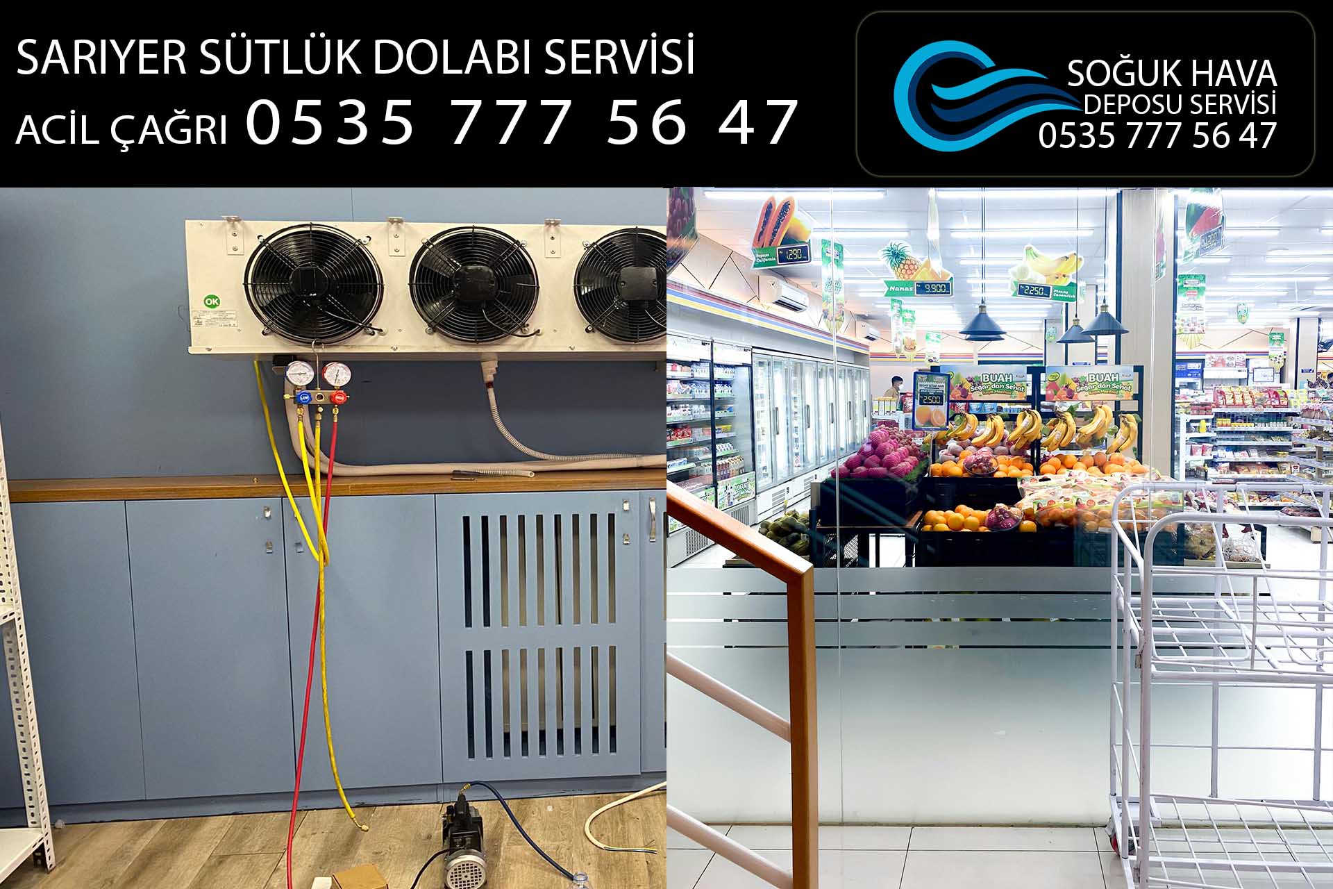 sarıyer sütlük dolabı servisi
