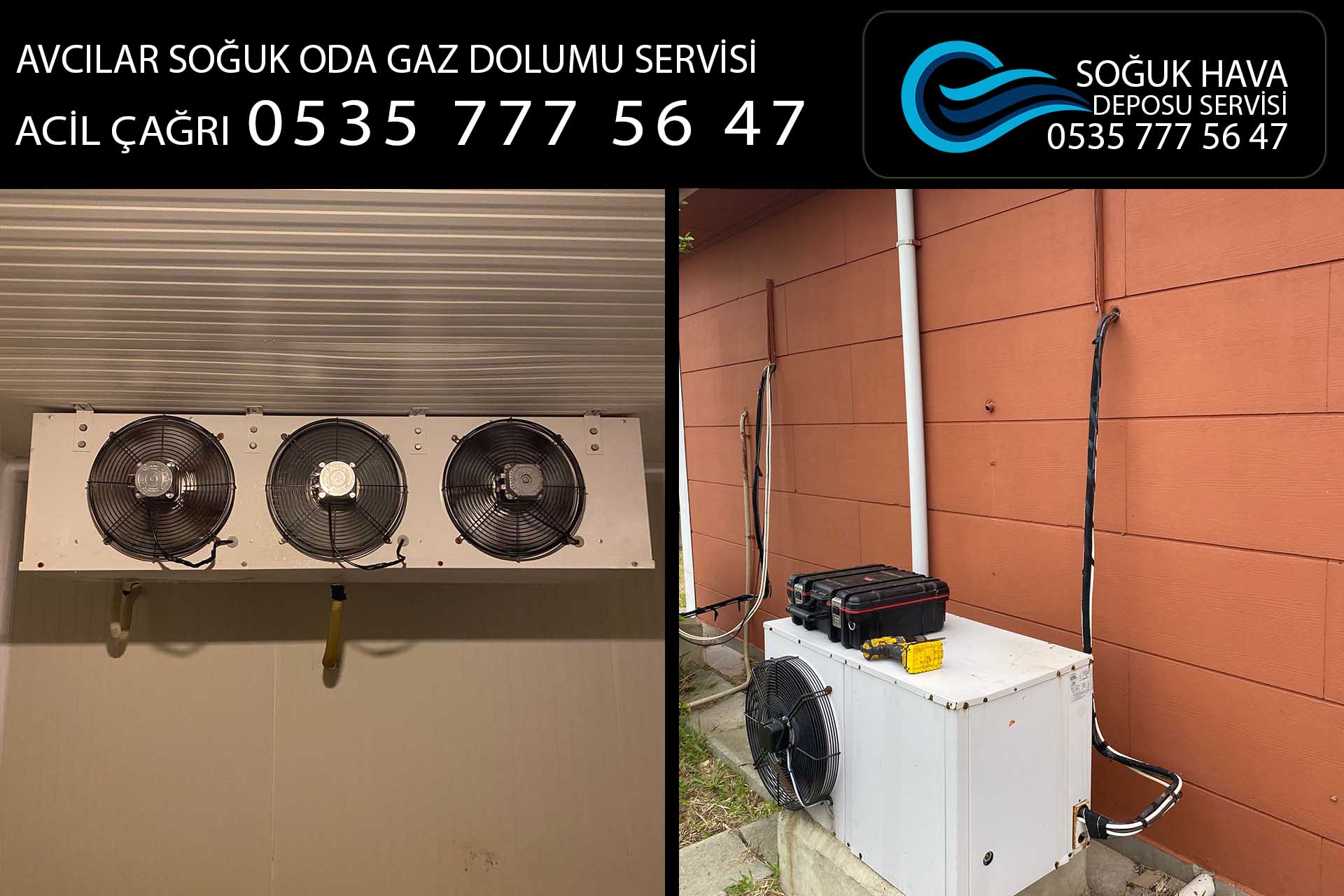 avcılar soğuk oda gaz dolumu servisi