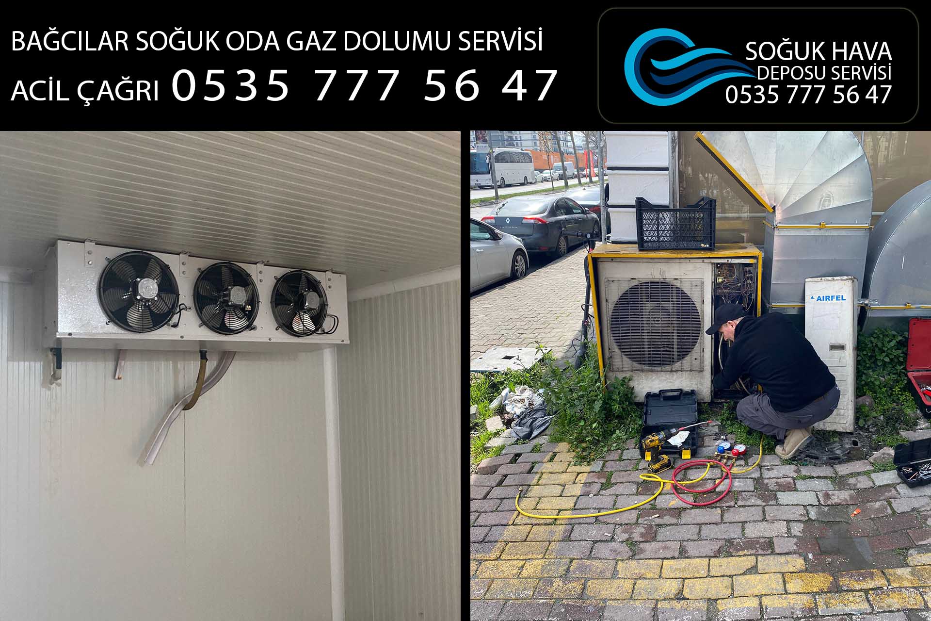 bağcılar soğuk oda gaz dolumu servisi