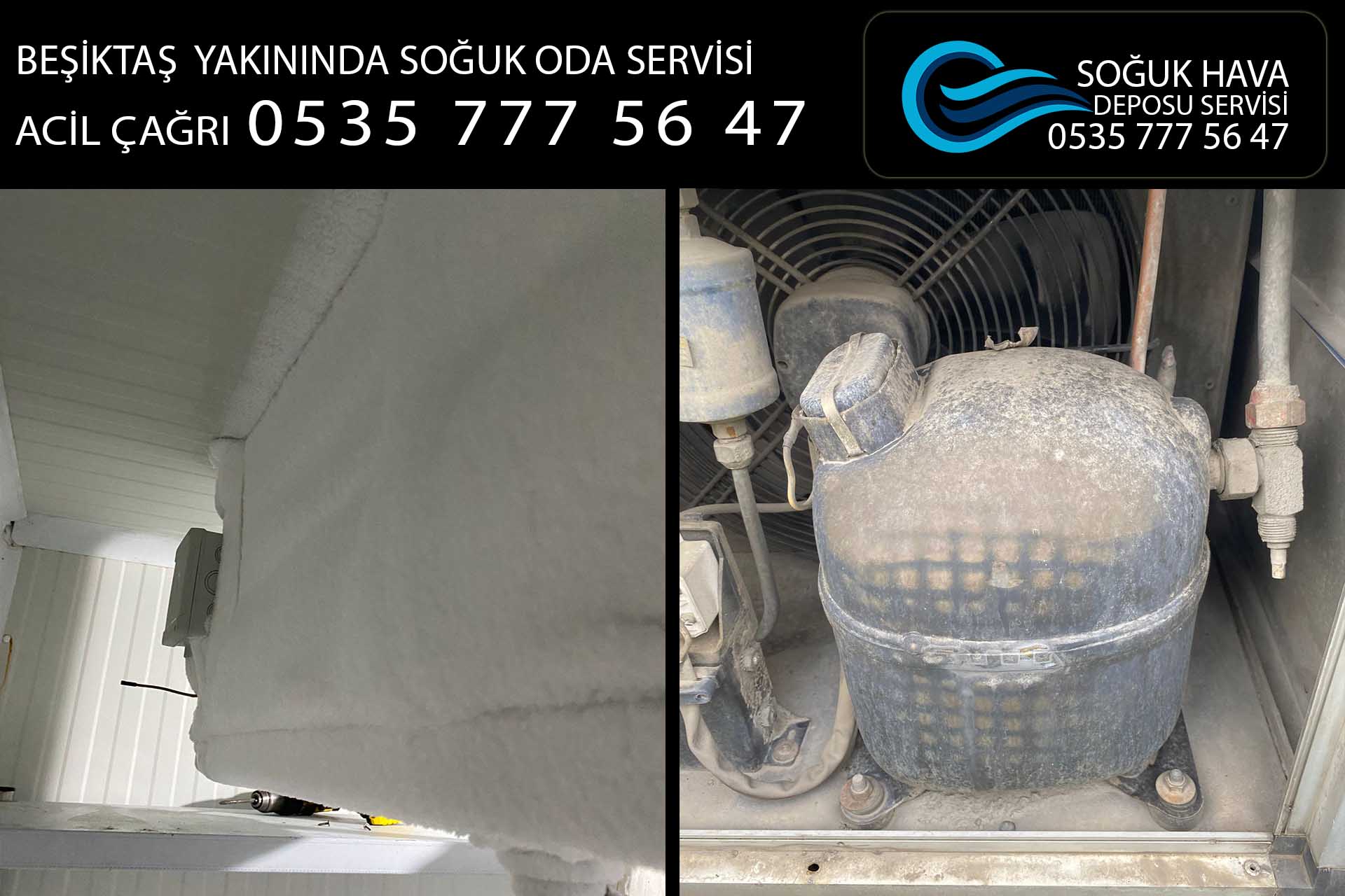 beşiktaş yakınında soğuk oda servisi