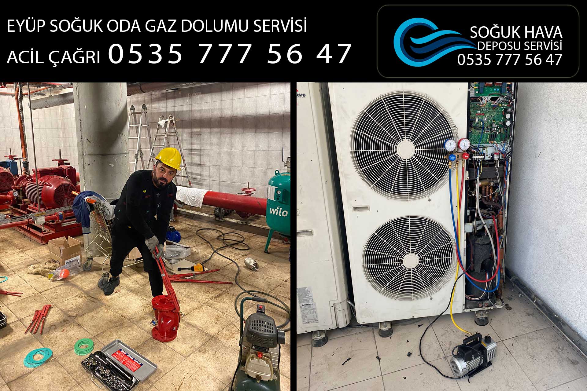 eyüp soğuk oda gaz dolumu servisi