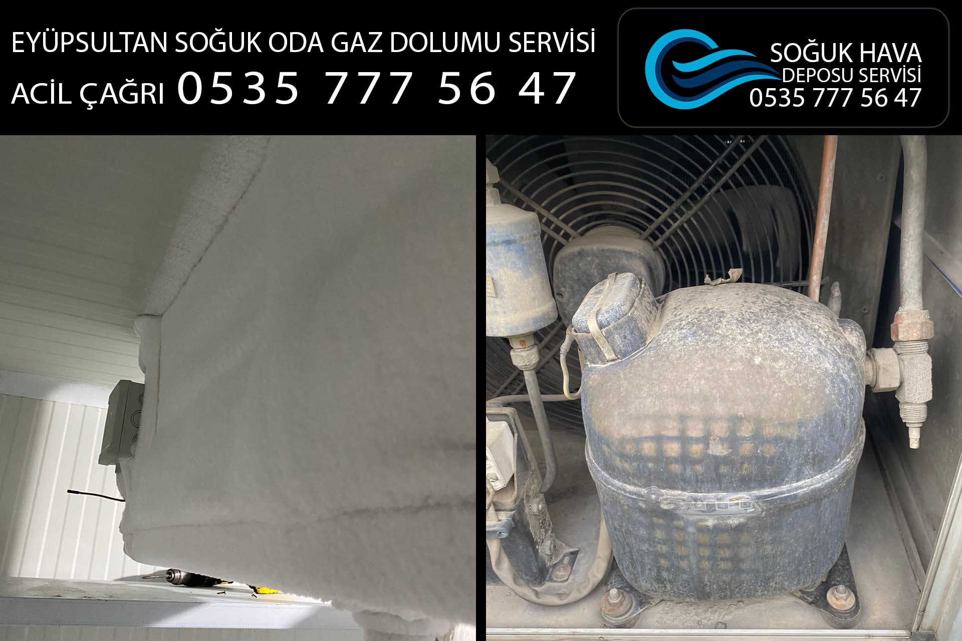 eyüpsultan soğuk oda gaz dolumu servisi
