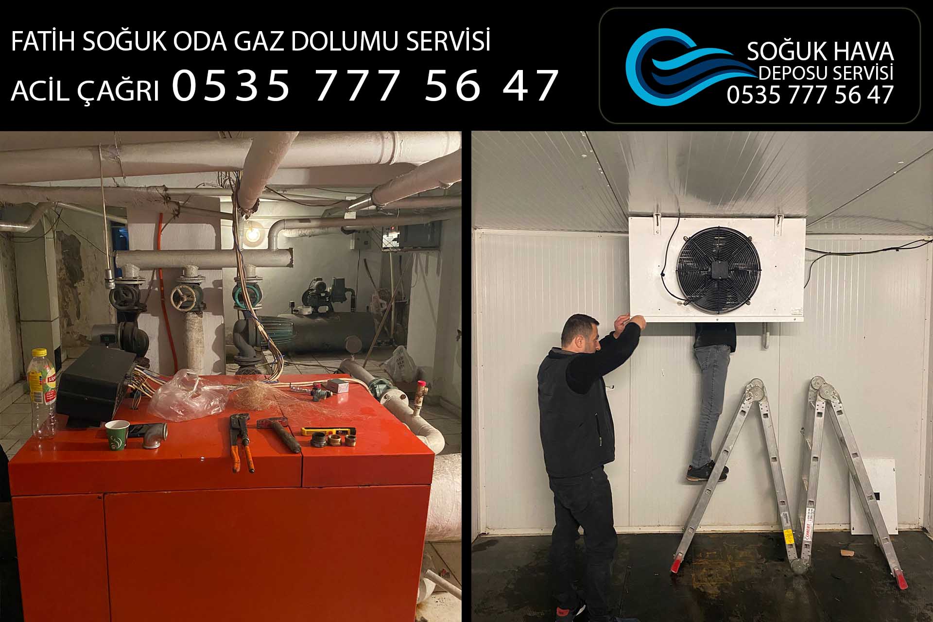 fatih soğuk oda gaz dolumu servisi