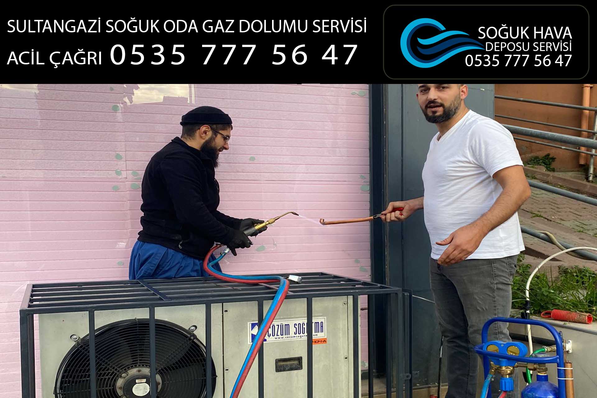 sultangazi soğuk oda gaz dolumu servisi