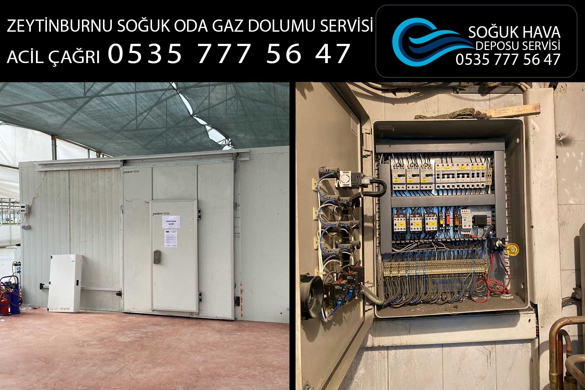 zeytinburnu soğuk oda gaz dolumu servisi